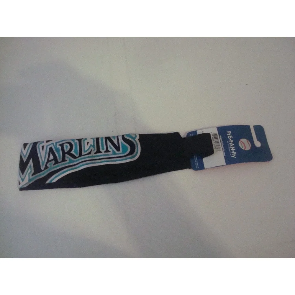 FLORIDA MARLINS‎ JERSEY HEADBAND Y2K  HAT CAP VINTAGE DEADSTOCK D1
